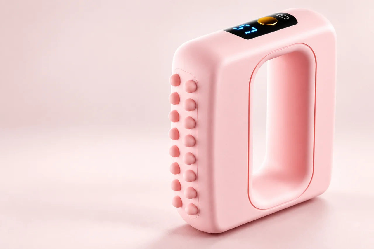 Dream Pink — Electric ring massager in a studio setting